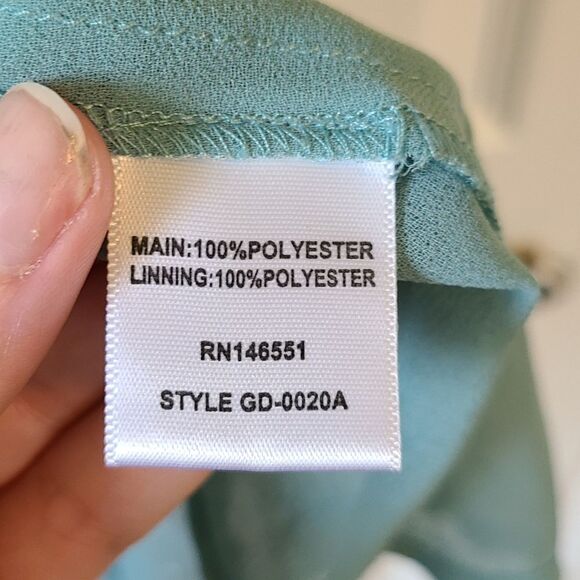 August 1 Eight Dress Extra Small Midi Dress Teal - Picture 9 of 16